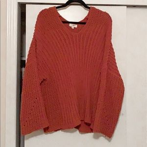 cable knit sweater